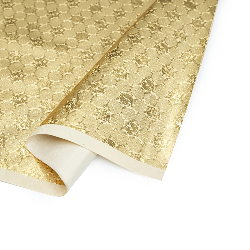 Kulit palsu emas berkilat untuk beg