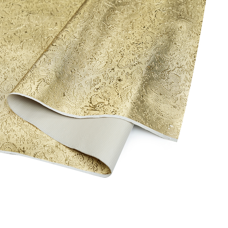 Kulit PVC filem logam untuk beg dan bagasi